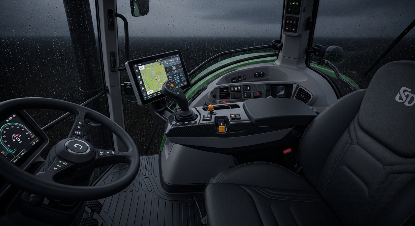 Tractor Cab Complete Redesign — T-150K Agricultural Machinery