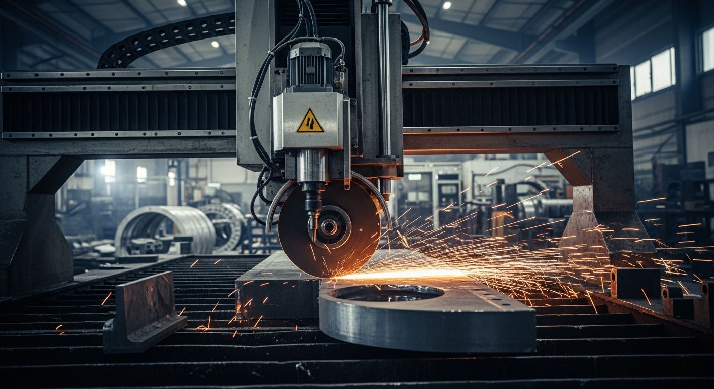 CNC Gate Casting Removal Machine — Defense Industry