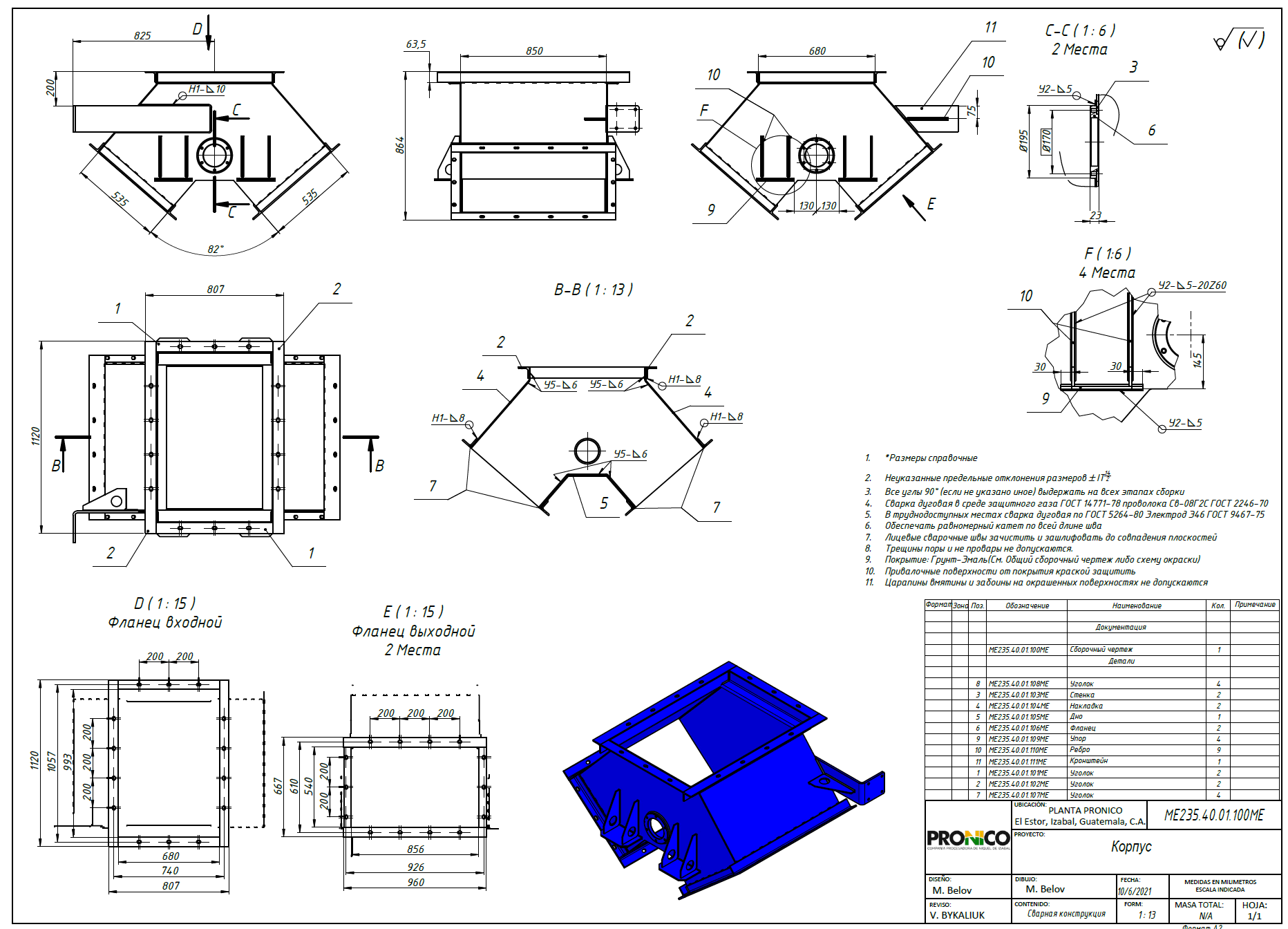 Pneumatic Ore Flow Diverter Valve — Nickel Processing Plant