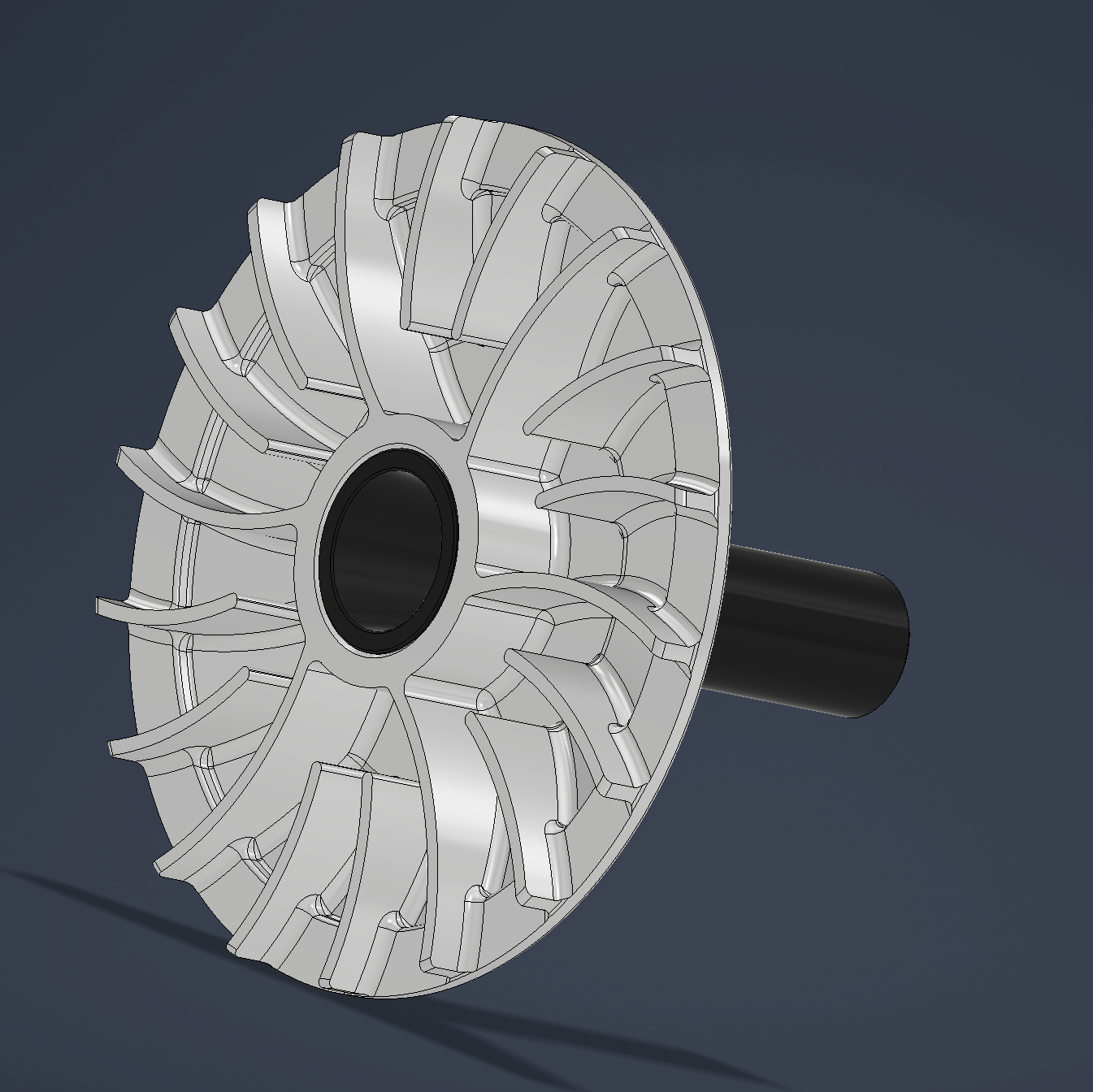 Reverse Engineering — CVT Driven Clutch Disc (Snowmobile Variator)
