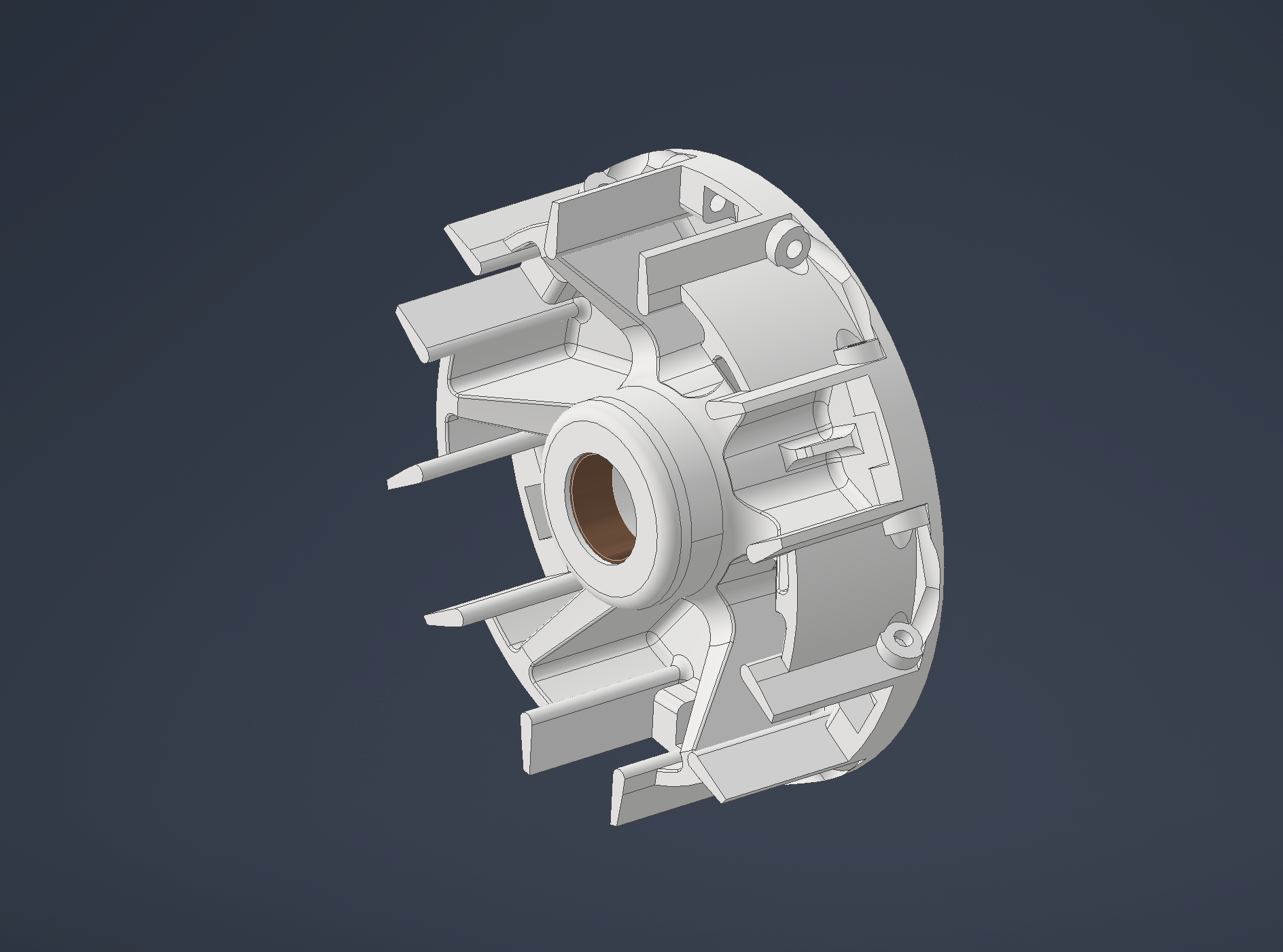 Reverse Engineering — CVT Driven Clutch Disc (Snowmobile Variator)